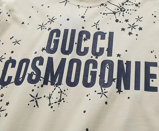 グッチコピー半袖TシャツGUCCI COSMOGONIE プリント