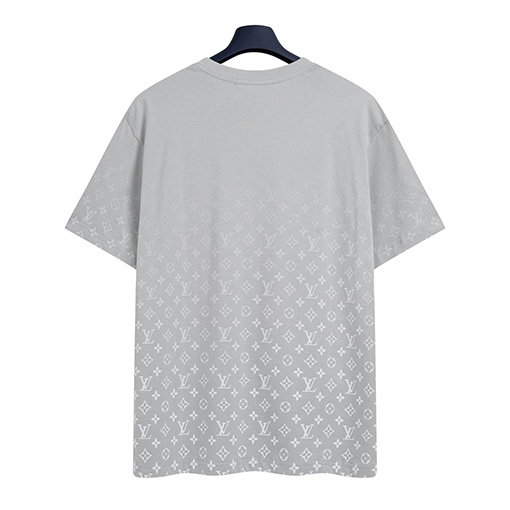 ルイヴィトンスーパーコピーフルプリントグラデーションロゴプリント半袖Tシャツ