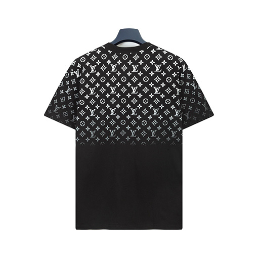 ルイヴィトンコピーグラデーションロゴプリント半袖Tシャツ