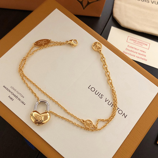 ルイヴィトンLV Crazy in LockKラッキーロックブレスレット