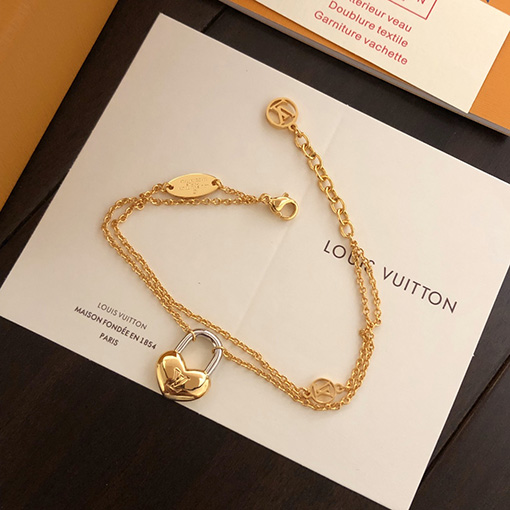 ルイヴィトンLV Crazy in LockKラッキーロックブレスレット