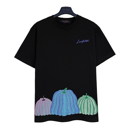 ルイヴィトンコラボレーションカボチャプリント半袖Tシャツ