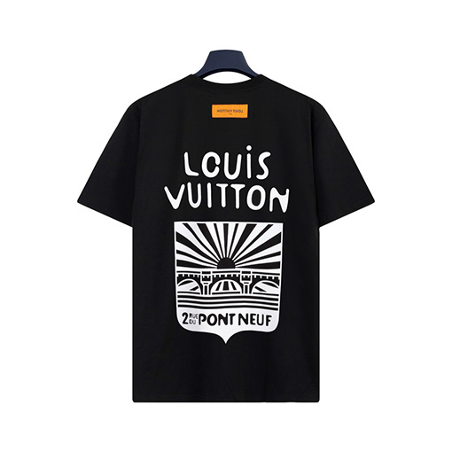 ルイヴィトンスーパーコピーフィドンプリント半袖Tシャツ
