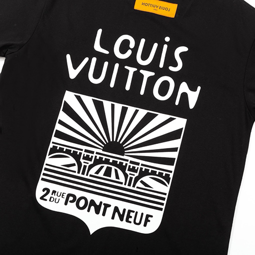 ルイヴィトンスーパーコピーフィドンプリント半袖Tシャツ