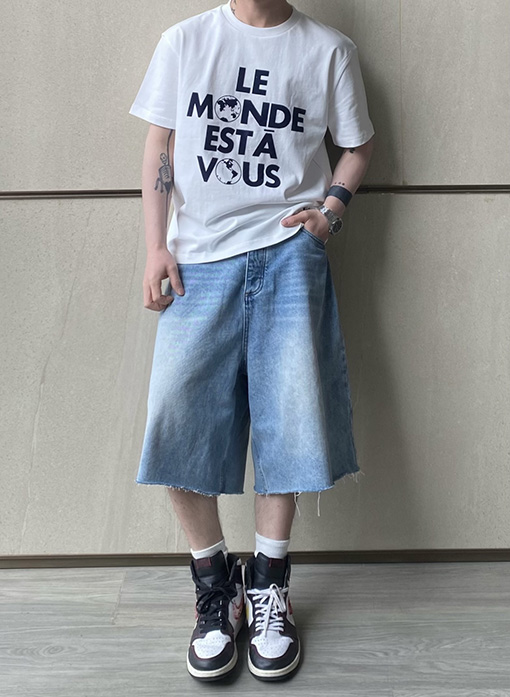 ルイヴィトンファッションコットンTシャツ
