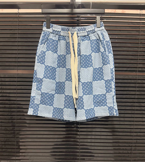 ルイヴィトンスーパーコピーフルプリントチェック柄ロゴプリントデニムセット