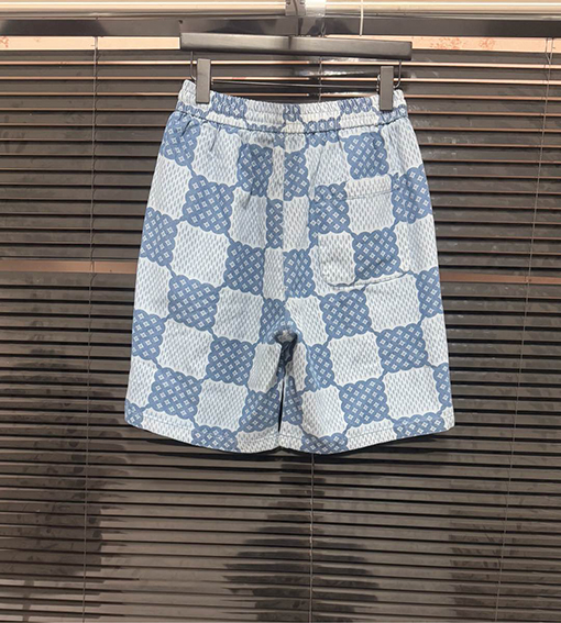 ルイヴィトンスーパーコピーフルプリントチェック柄ロゴプリントデニムセット