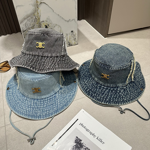 セリーヌデニム帽フィッシャーマンハット