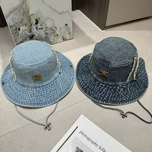 セリーヌデニム帽フィッシャーマンハット