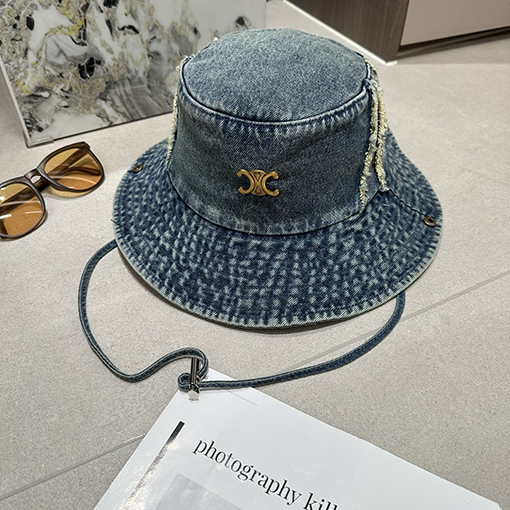 セリーヌデニム帽フィッシャーマンハット