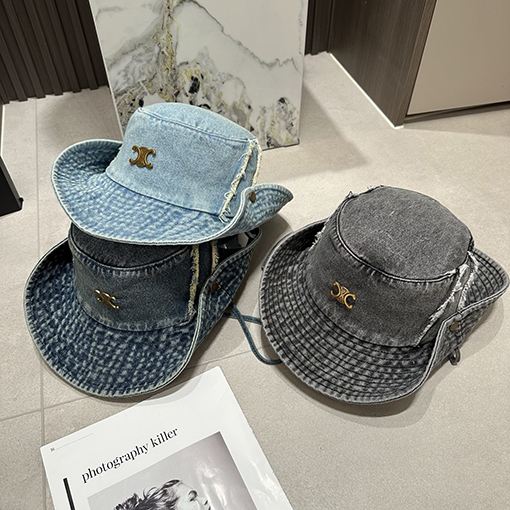 セリーヌデニム帽フィッシャーマンハット