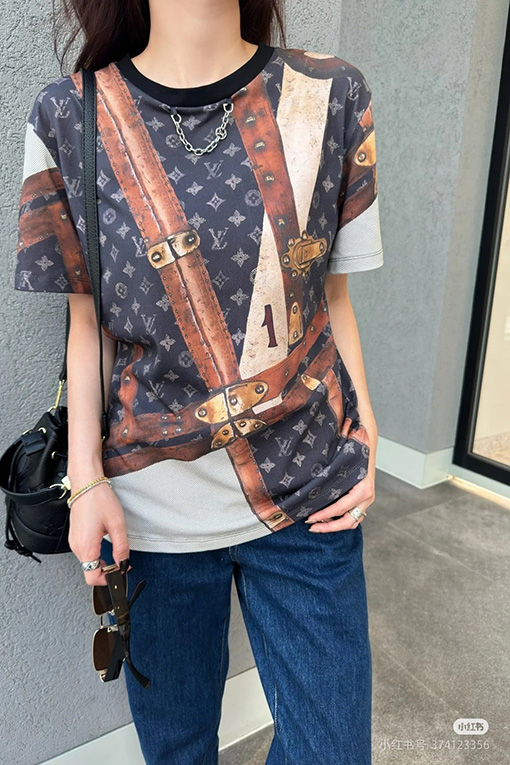 ルイヴィトン LV Palm Tree 新しい半袖シャツ