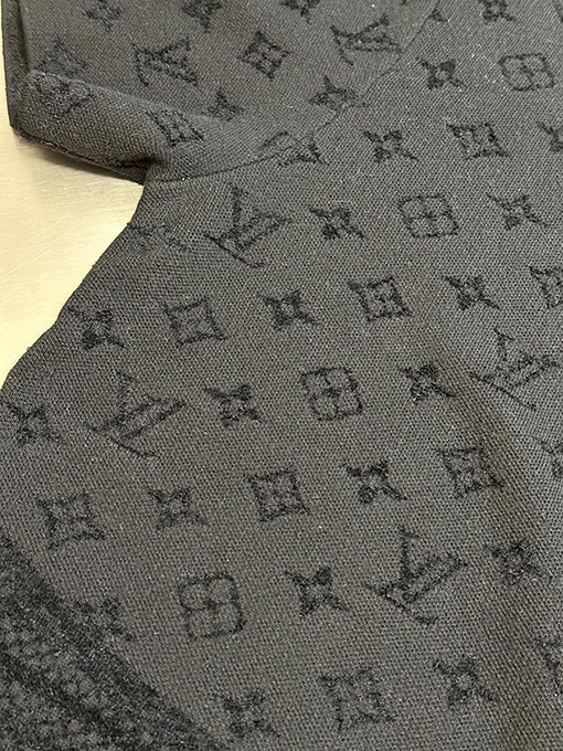 ルイヴィトンステッチ編み半袖シャツ