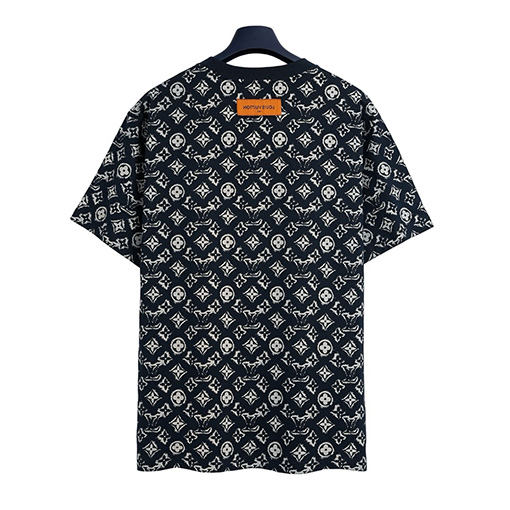 ルイヴィトンフルプリントロゴプリント半袖Tシャツ