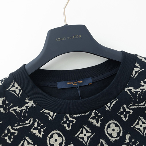 ルイヴィトンフルプリントロゴプリント半袖Tシャツ