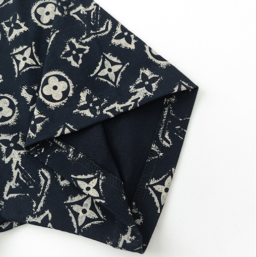 ルイヴィトンフルプリントロゴプリント半袖Tシャツ
