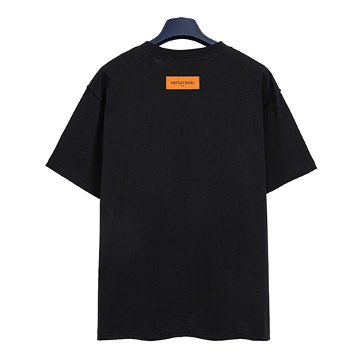 ルイヴィトンコピーデジタル刺繍半袖Tシャツ