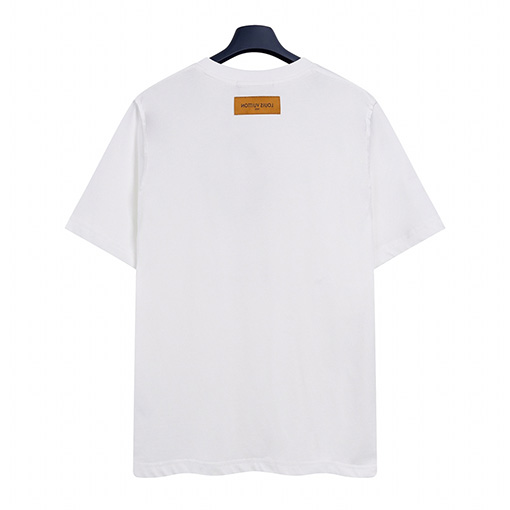 ルイヴィトンコピーデジタル刺繍半袖Tシャツ