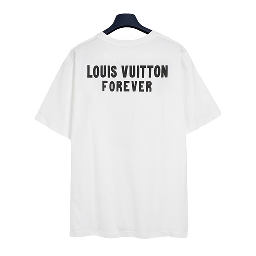ルイヴィトンLV逆立ちロゴポケットプリント半袖Tシャツ
