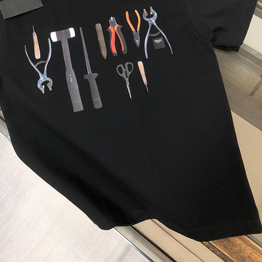 フェンディ新しいファッション半袖Tシャツ