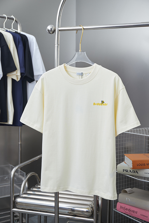バーバリー発泡蜂プリント半袖シャツ