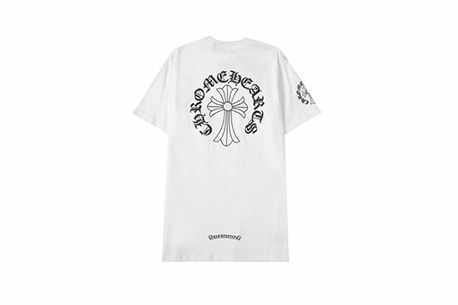 クロムハーツ新しいアルファベットの襟の長いch半袖Tシャツ