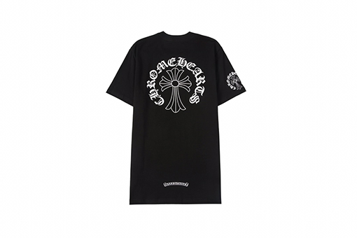 クロムハーツ新しいアルファベットの襟の長いch半袖Tシャツ