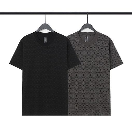 クロムハーツアミフルクロスプリント半袖Tシャツ