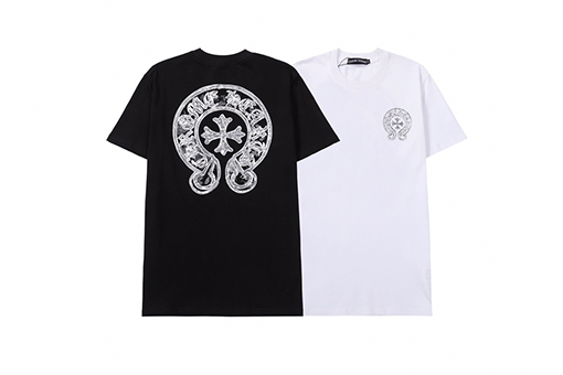クロムハーツ新しいゆったりとしたコットンのトレンド半袖tシャツ