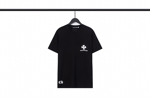 クロムハーツクロスプリントルーズカジュアル半袖Tシャツ