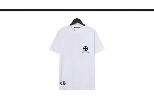 クロムハーツクロスプリントルーズカジュアル半袖Tシャツ