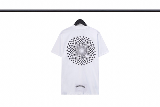 クロムハーツクロスプリントルーズカジュアル半袖Tシャツ