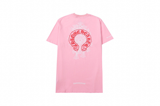 クロムハーツ 新しいねじネックライン発泡半袖Tシャツ