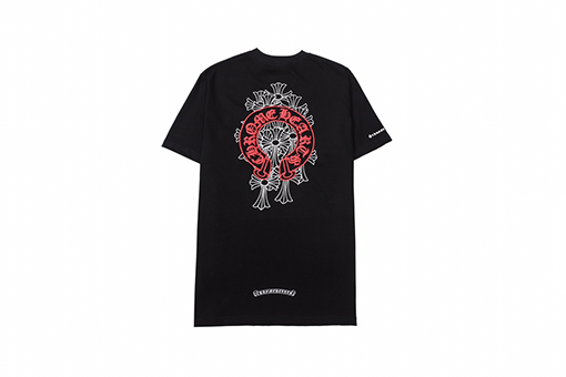 クロムハーツ 新しいねじネックライン発泡半袖Tシャツ