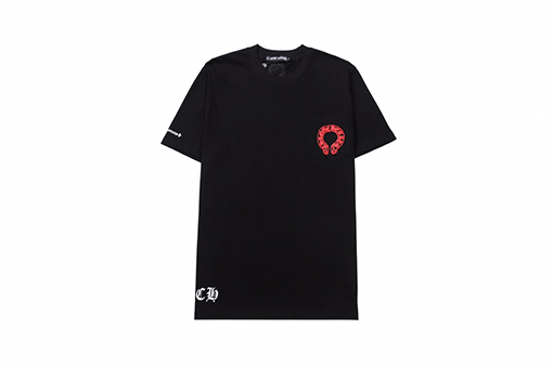 クロムハーツ 新しいねじネックライン発泡半袖Tシャツ