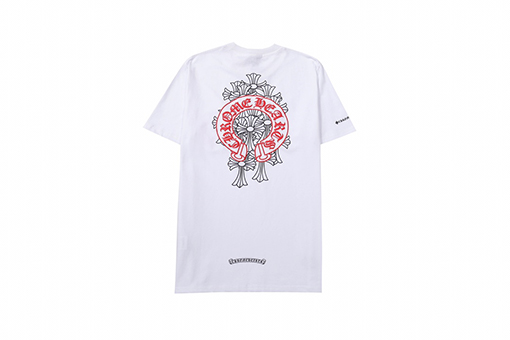 クロムハーツ 新しいねじネックライン発泡半袖Tシャツ
