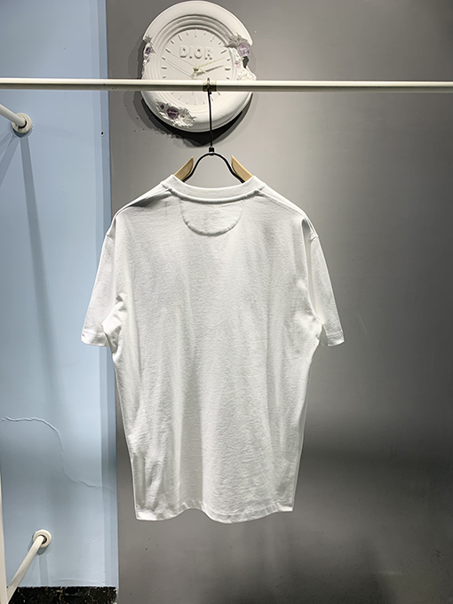 フェンディコピー新しいクラブロゴ刺繍Tシャツ