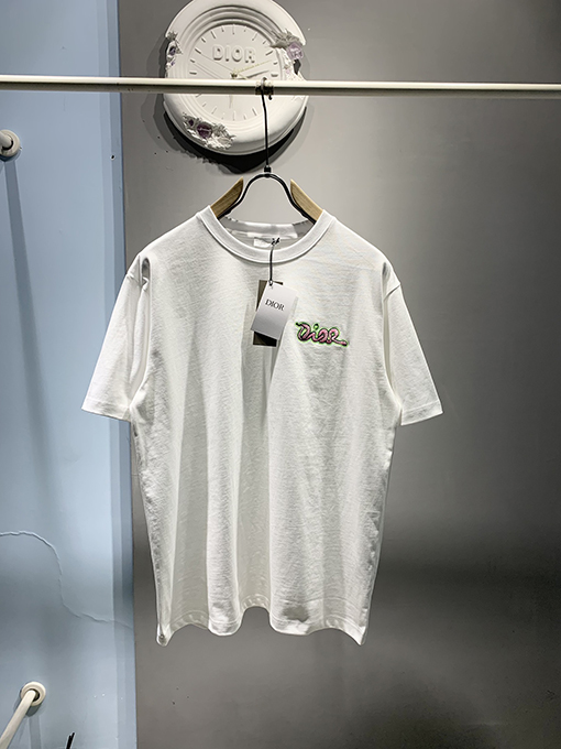 ディオール新しいKawsヘビ刺繍Tシャツ