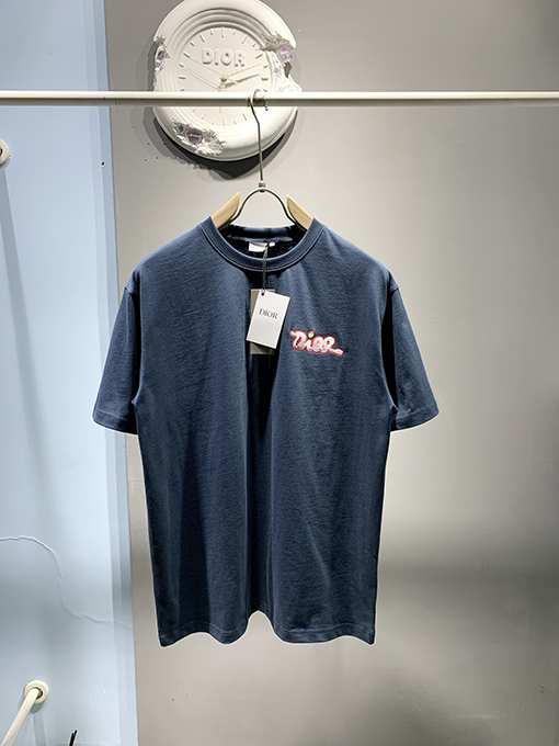 ディオール新しいKawsヘビ刺繍Tシャツ