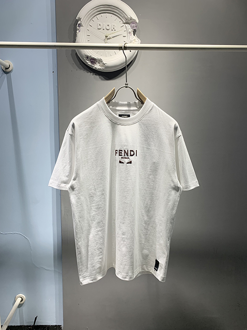 フェンディスーパーコピー2025 ssのモンスター立体刺繍Tシャツ