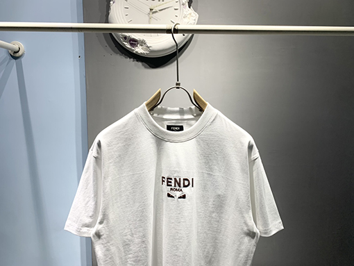 フェンディスーパーコピー2025 ssのモンスター立体刺繍Tシャツ