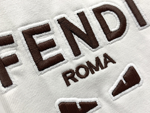 フェンディスーパーコピー2025 ssのモンスター立体刺繍Tシャツ