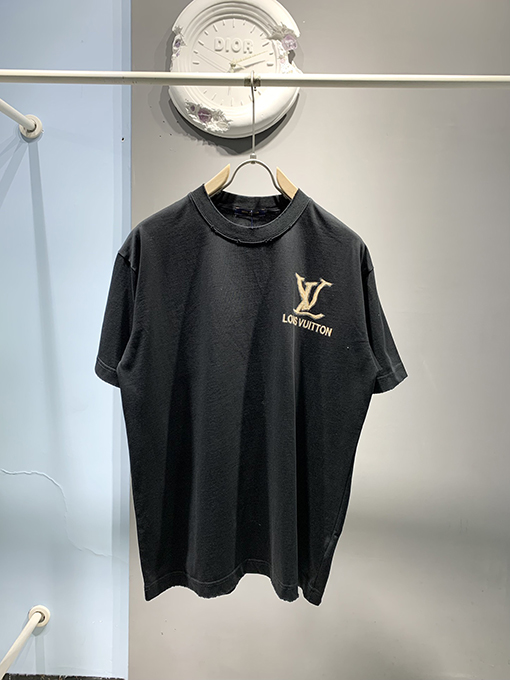 ルイヴィトンスーパーコピー新しい落書きインクプリントTシャツ