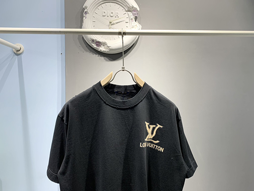 ルイヴィトンスーパーコピー新しい落書きインクプリントTシャツ