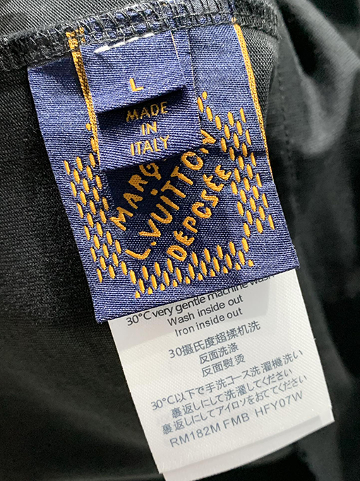 ルイヴィトンスーパーコピー新しい落書きインクプリントTシャツ