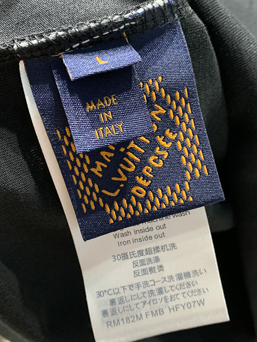 ルイヴィトンコピー新しいクラックパターンプリントTシャツ