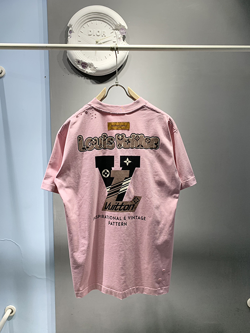 ルイヴィトン新しい発泡スチロールプリントTシャツ