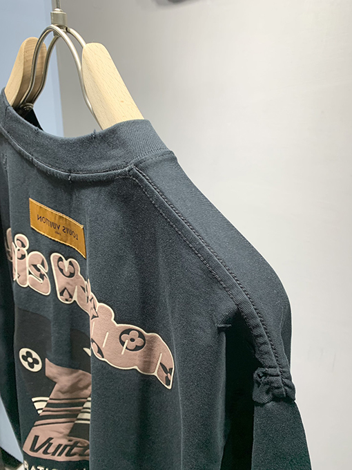 ルイヴィトン新しい発泡スチロールプリントTシャツ