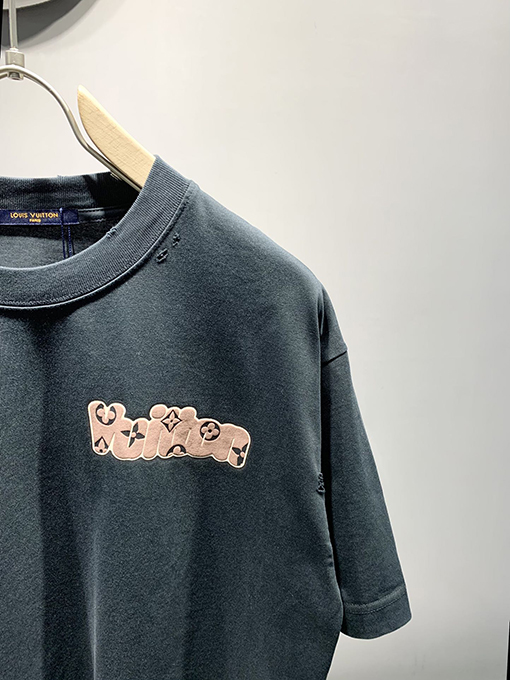 ルイヴィトン新しい発泡スチロールプリントTシャツ