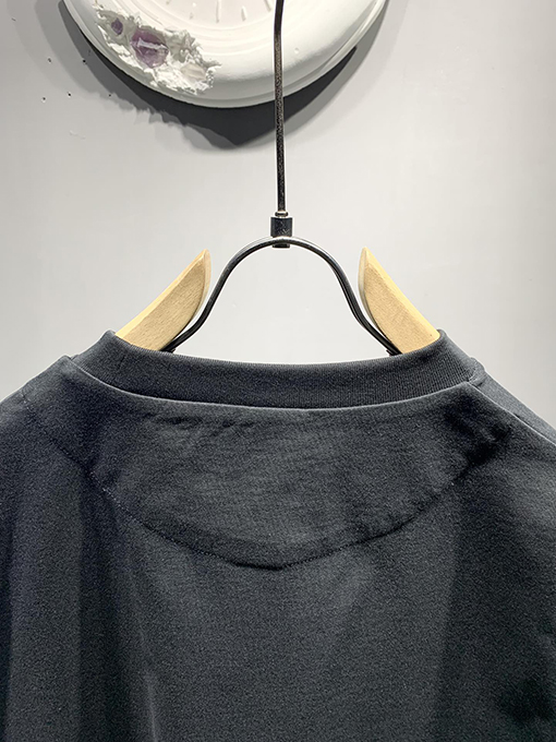 プラダ 新しい針織りステッチポケット半袖Tシャツ